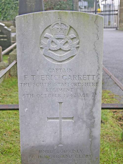 Frederic Theodore Garrett gravestone