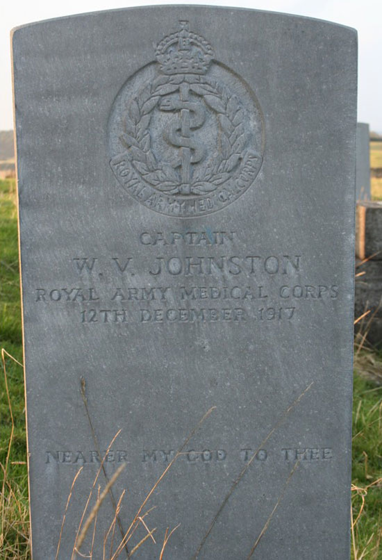 William Vincent Johnston gravestone