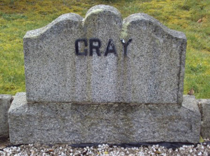 Emily Gray grave