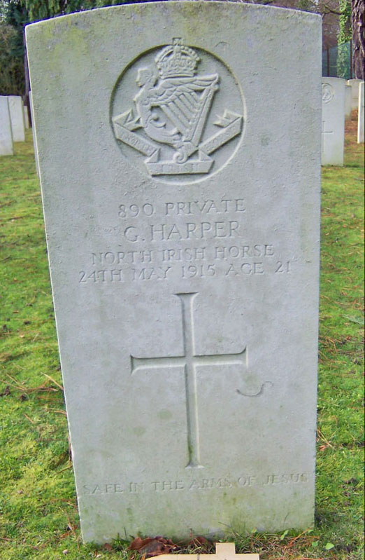 George Harper gravestone