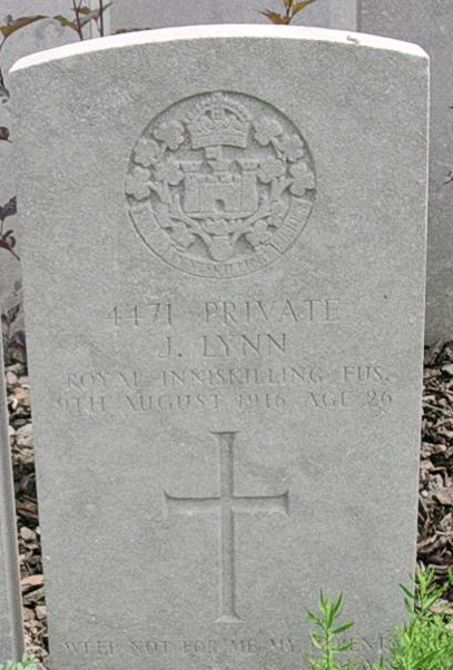 John Lynn gravestone