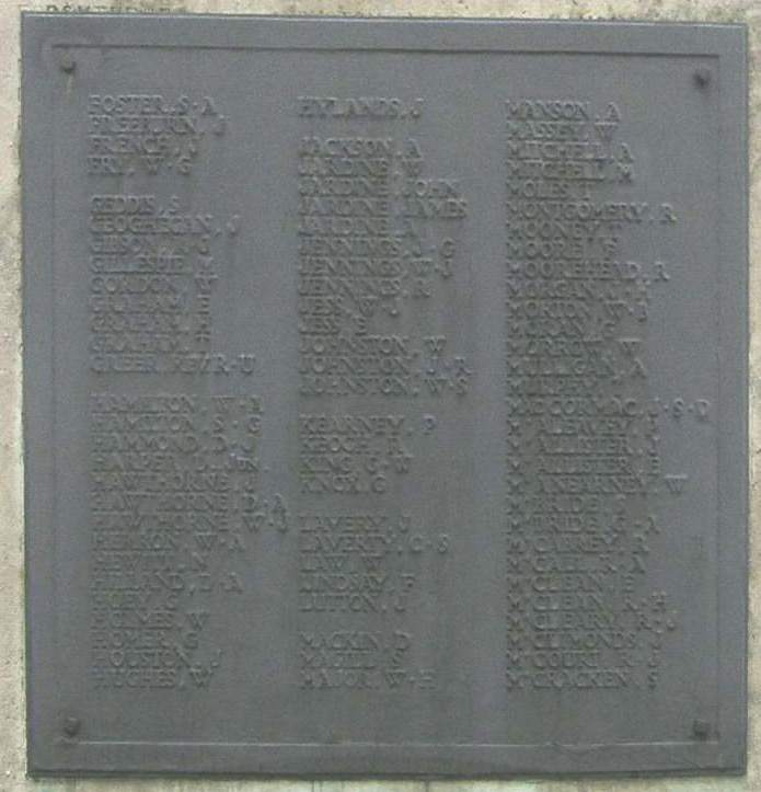 George Hoey - Banbridge War Memorial