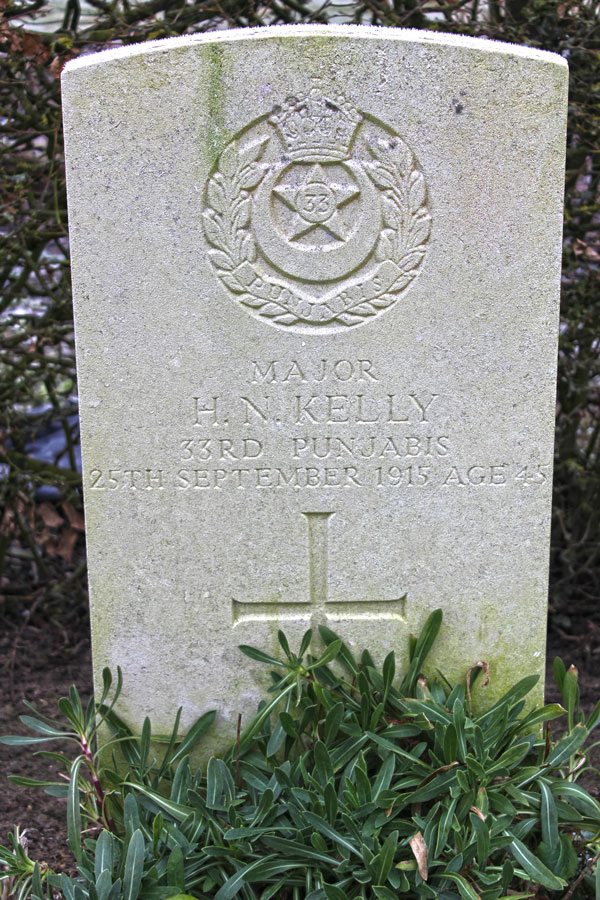 Major Henry Newton Kelly - Pont-du-Hem Military Cemetery