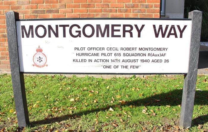 Montgomery Way at Kenley Airfield